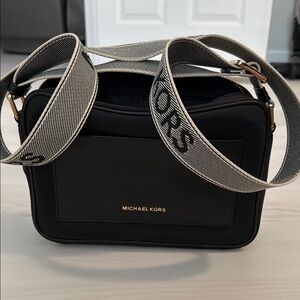 Michael Kors Black Crossbody Bag with Adjustable Straps